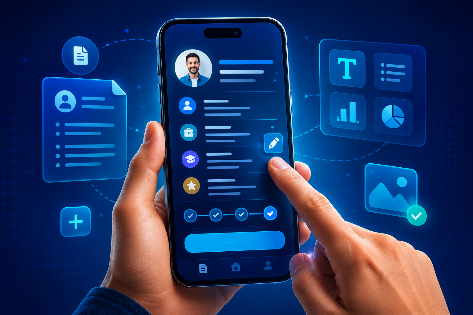 Telefonda cv hazırlamaq - mobil cv hazırlama